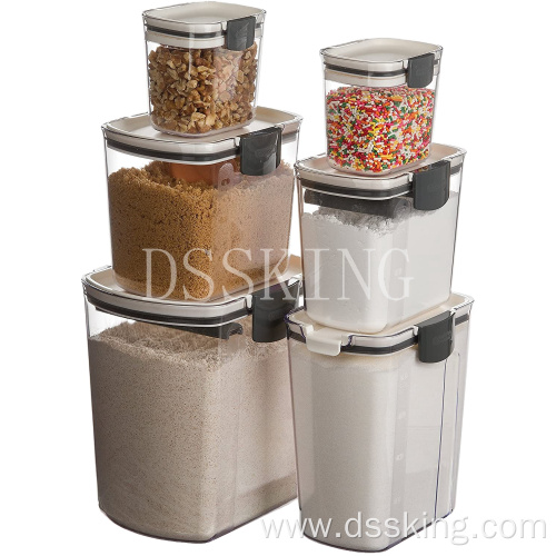 Sealed Container For Cereals Kitchen Storage Jar